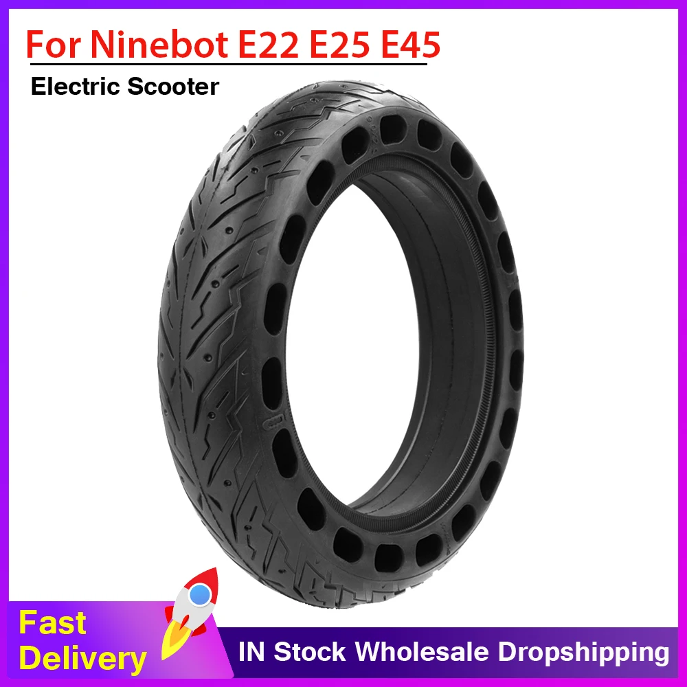 

9inch Solid Tyre 9x2 Honeycomb Tire for Ninebot E22 E25 E45 Electric Scooter Shock Absoption No-Inflation Tire Wheels Parts