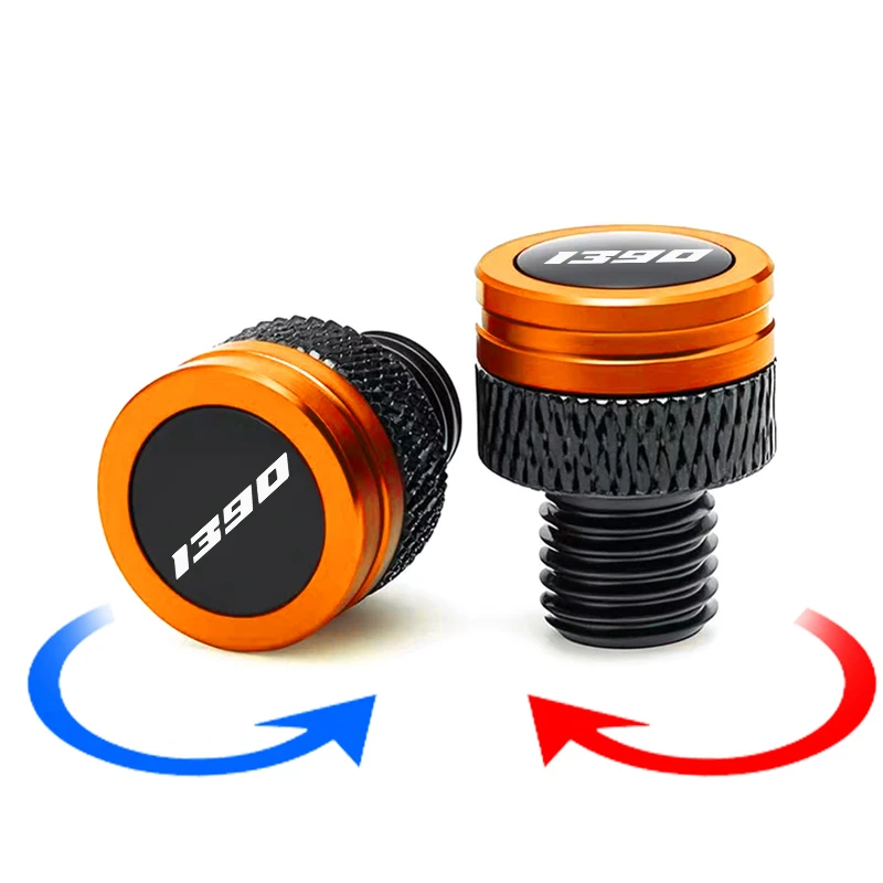 

НОВЫЕ аксессуары для мотоциклов, заглушки для зеркал с ЧПУ, колпачки, болты, крышка, подходит для KTM 1390 Super Adventure 1390 Super Duke R 2023+