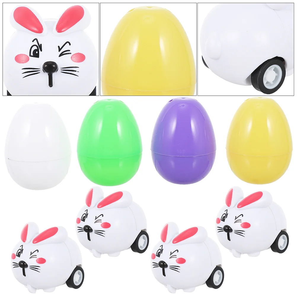 

Easter Eggs Egg Toy Fillable Fillers Surprise Bunny Car Rabbit Basket Toys Prefilled Goodie Cars Party Filled Favors Gift