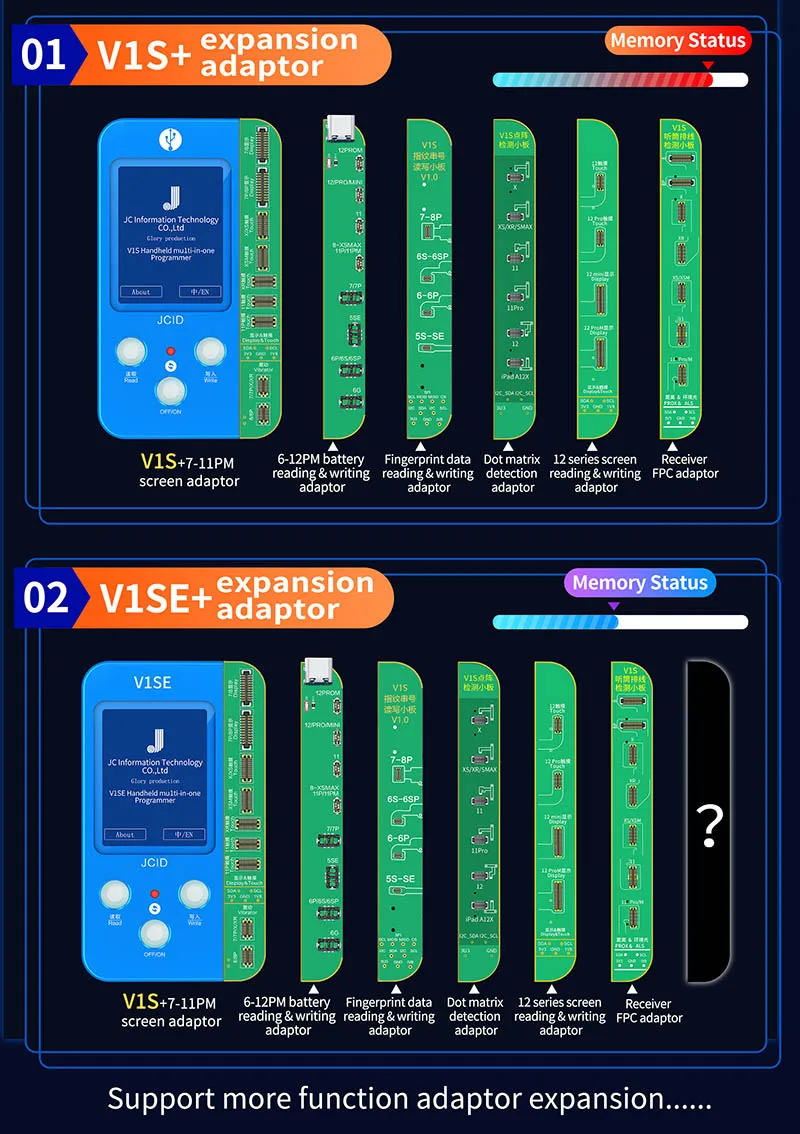 Фото TLF Новое обновление Jc V1se для телефона True Tone Health Face Id Ремонт отпечатков пальцев Программатор №5