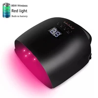 the worlds first lamp with unique design on curing thumb high power 86w portable nails lamp light led gel uv lamp nail dryer