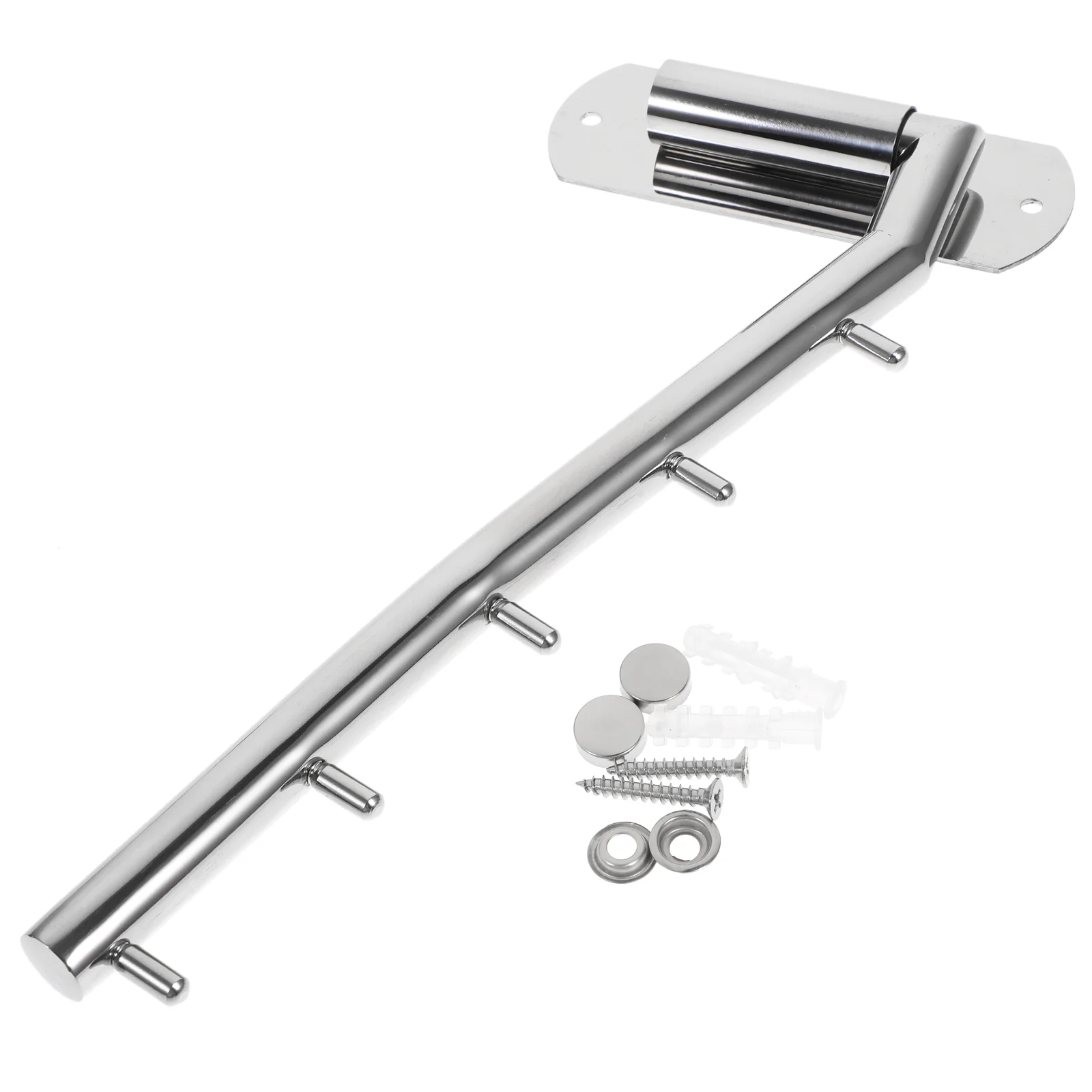 

Hanger Clothes Towel Hook Wall Mounted Stainless Steel Hooks Rack Coat Multiple Wardrobe Organizer