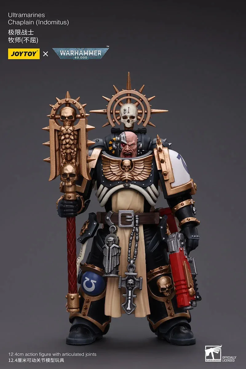 Черные тамплиеры JOYTOY Warhammer 40K 1/18 Ultramarines Intercessors Adeptus Mechanicus