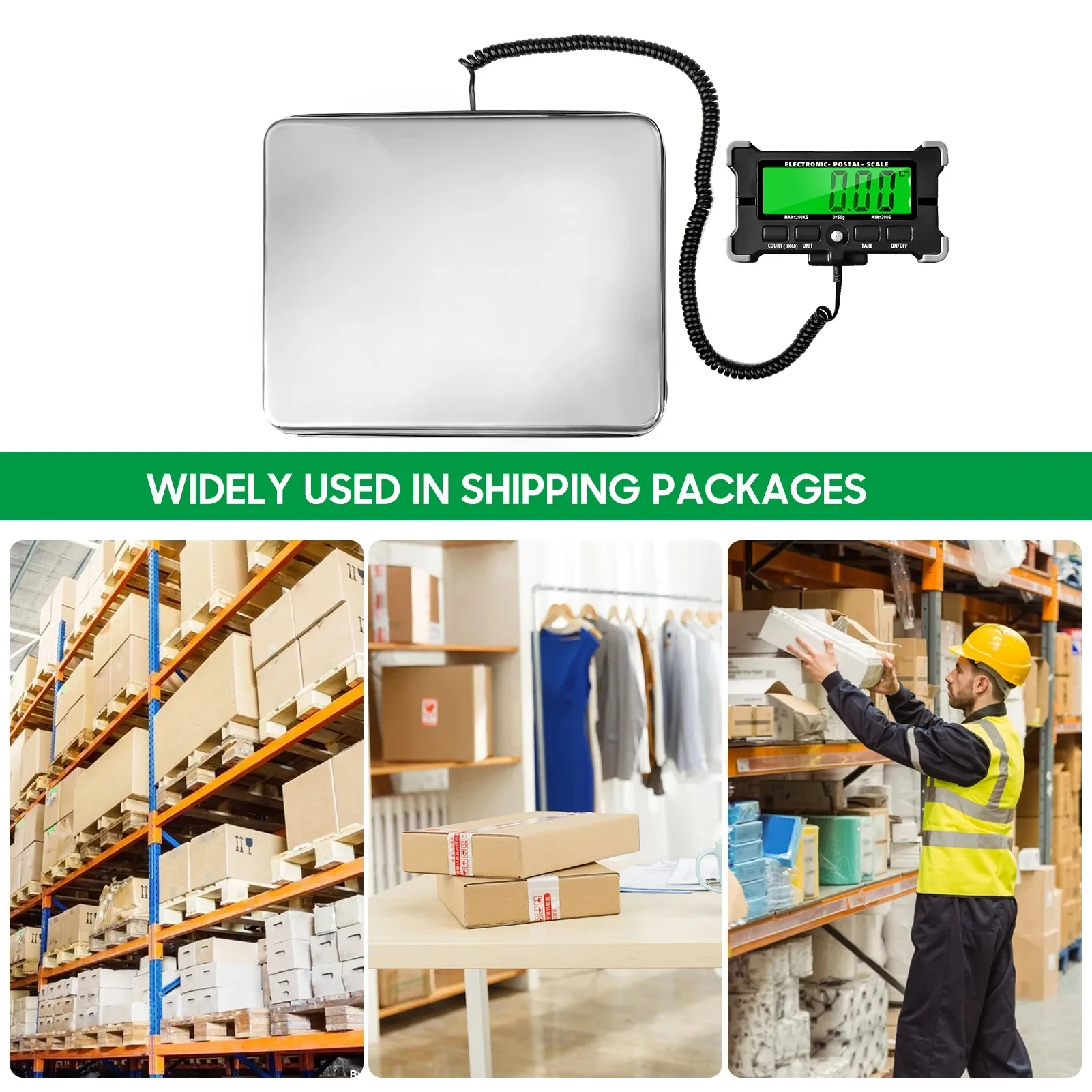 Цифровые весы 200 кг 120 электронные Почтовые напольные из нержавеющей стали