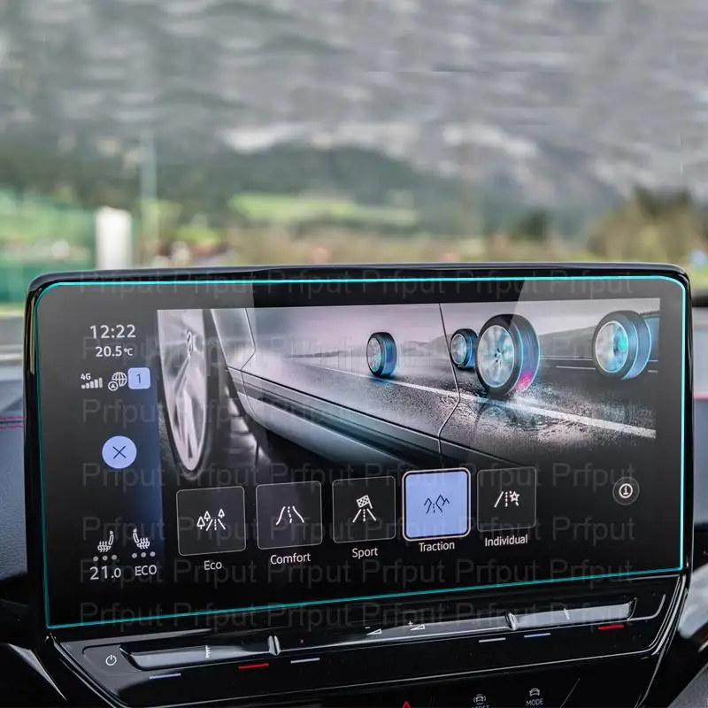 

Защитная пленка из закаленного стекла для Volkswagen ID.5 ID.6 2022-2024 12-дюймовый автомобильный радиоприемник GPS навигационный дисплей авто наклейка на экран