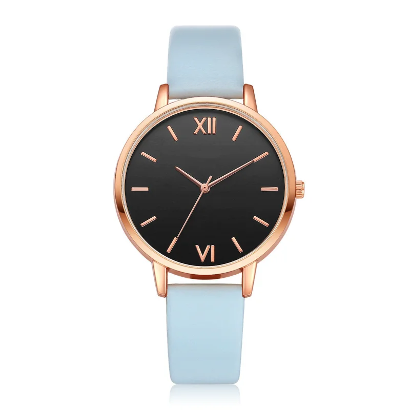 2023 New Girls Simple Watch Set Quartz Watch Trend Leather Strap High Quality Women's Watches Fashion with Bracelet Luxury Set