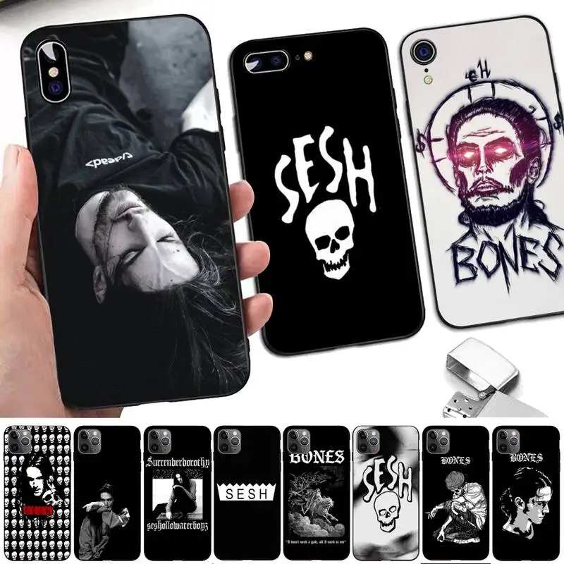 

Bones Rapper Sesh Colorful Cute Phone Case for iPhone 11 12 13 mini pro XS MAX 8 7 6 6S Plus X 5S SE 2020 XR case