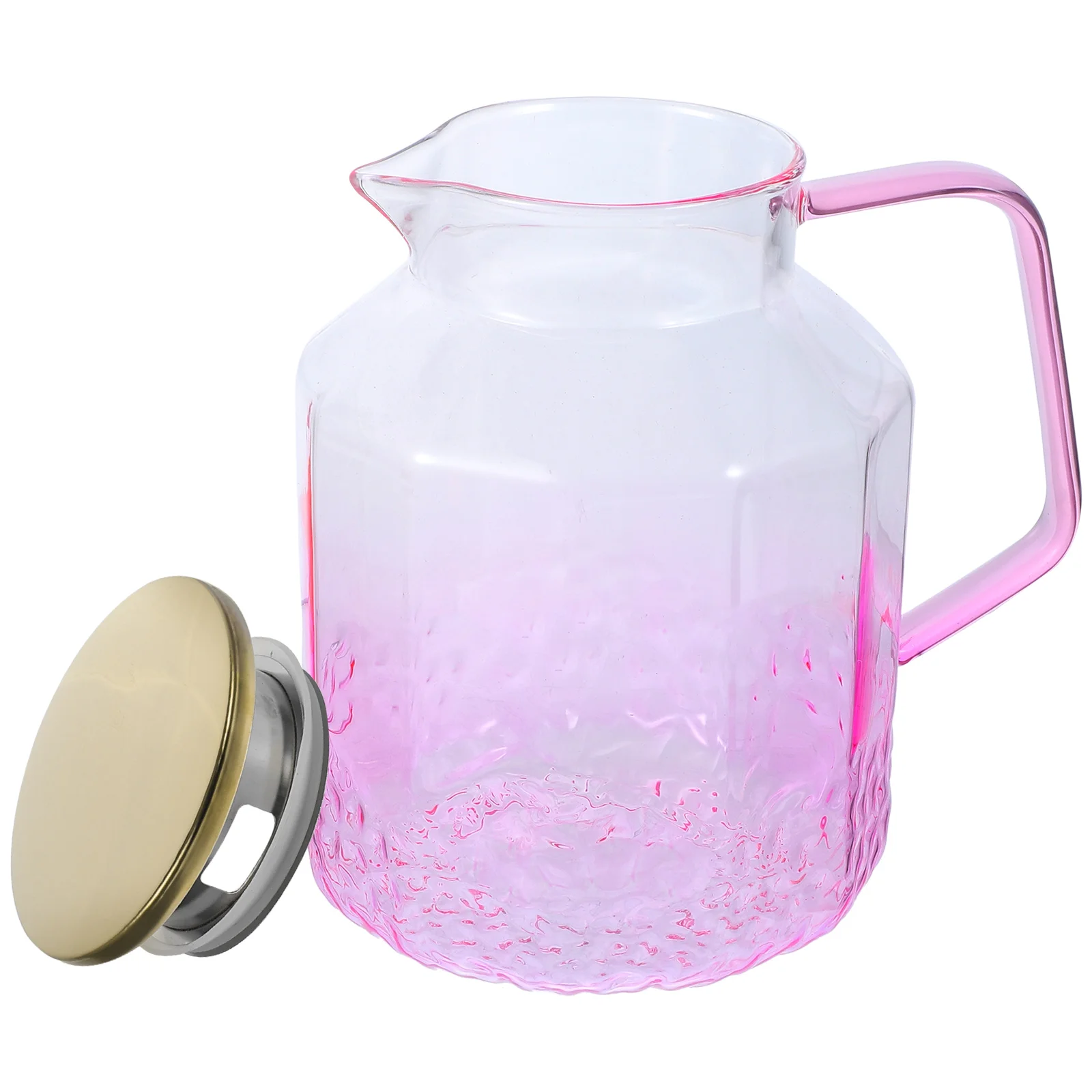 

Household Glass Pitcher Hot Water Pitcher Large Capacity Beverage Kettle Water Glass Pitcher