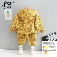 new spring autumn children fashion clothes baby boys girls hoodies pants 2pcssets kids infant costume toddler casual sportswear