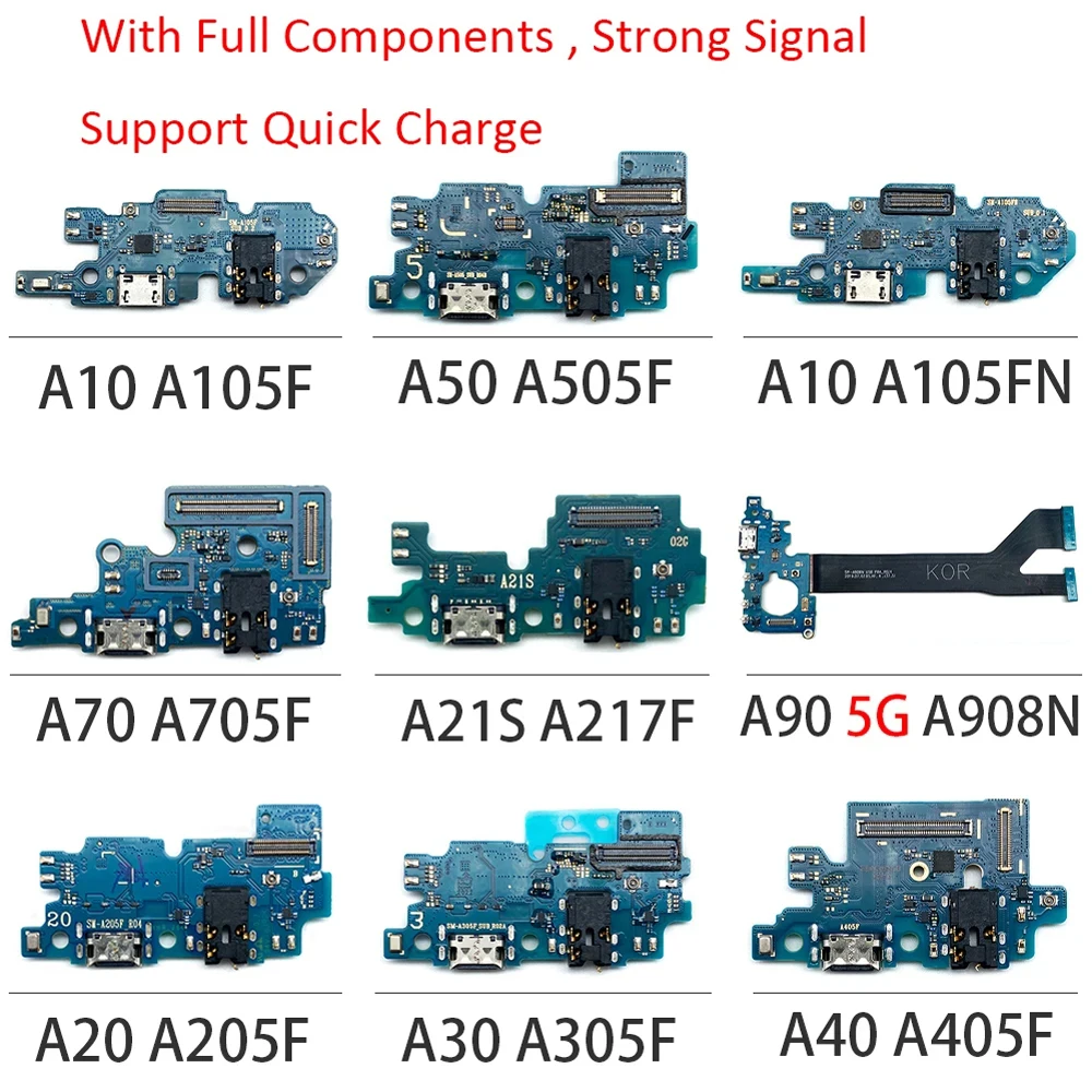 Новый Полный чип для Samsung A21S A30S A10 A20 A30 A40 A50 A70 A90 Φ A80 USB-разъем зарядного устройства