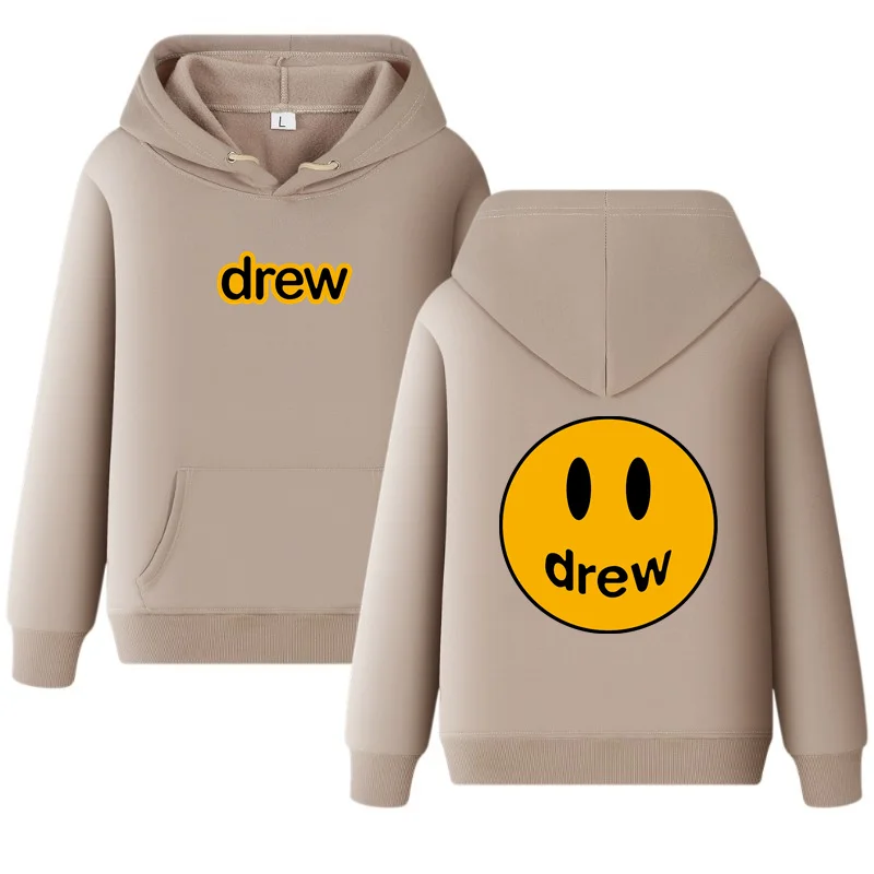 

Mens Women Hoodies Teen Wolf Hoodie Drew House Justin Bieber Pullover Sweatshirt Print Hooded Hip Hop Hoodies Streetwear