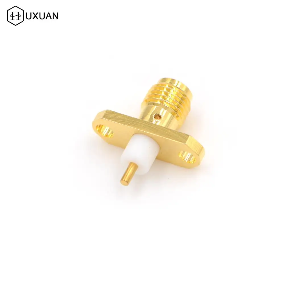 

1 шт. гнездовой панельный разъем SMA с 2 отверстиями, фланцевый палубный радиочастотный разъем