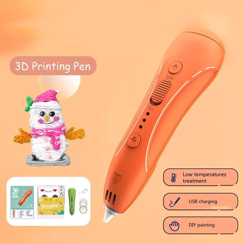 

Drawing Printing 3D Pen For Kids Drawing Toys 3D Hot Sale Drawing Printer Low Temperature DIY Education Toys