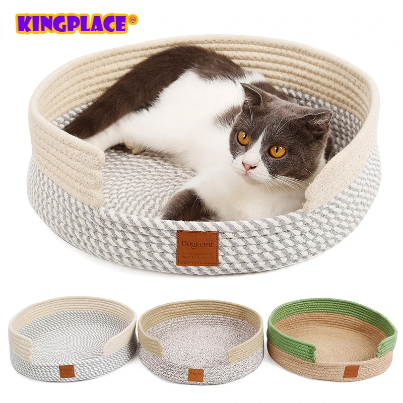 

Cat Nest Pure Cotton Wire Woven Mat Japanese Cat Grinding Claw Mattress Cool Warm Nordic Internet Celebrity Pet Bed