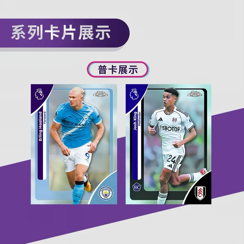 Фото Оригинальные коллекционные карточки Topps Chrome Series 2025-26 по футболу: Премьер-лига и Лига чемпионов УЕФА с автографами. №4