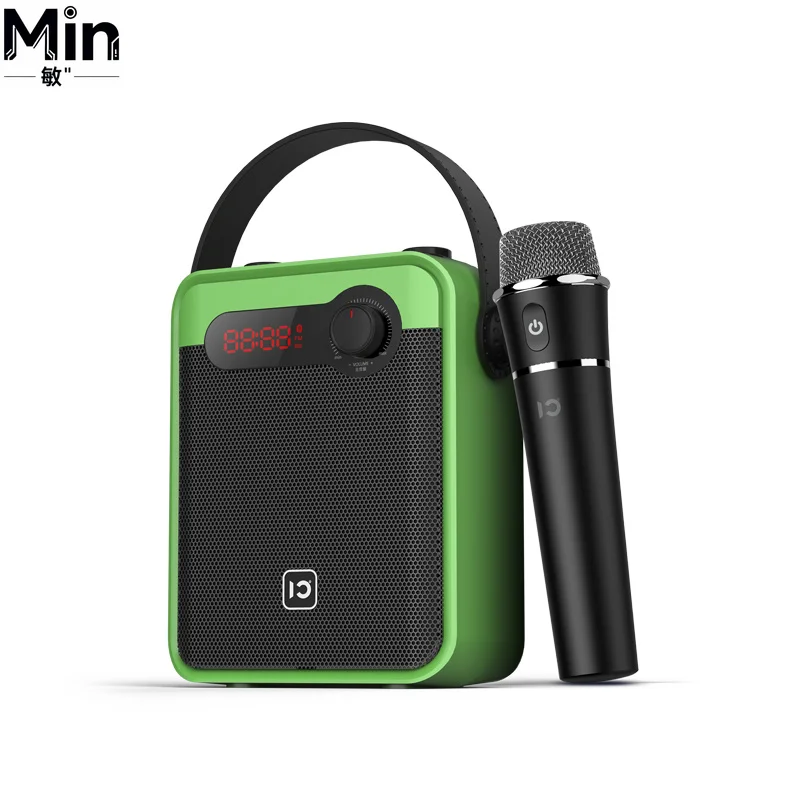 Фото Портативная Bluetooth-колонка SHIDU 25W с беспроводным микрофоном UHF для караоке, вечеринок и использования на открытом воздухе №3