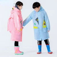 kids thickened rain coat outdoor waterproof raincoat children windproof poncho boys girls winter student rainwear