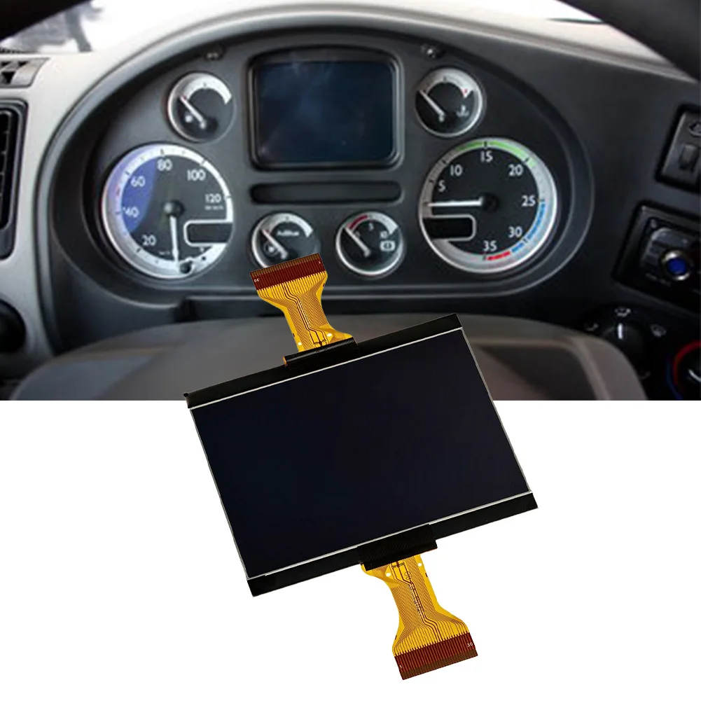 

1pcs 1× Black Top LCD Display Replacement Parts Plug-and-play For DAF LF/ CF/ XF 45/55/75/85 /95/105