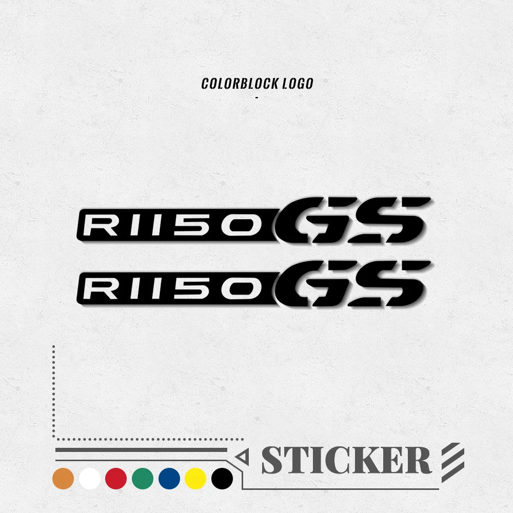

Motorcycle Bike New Body Helmet Fuel Tank Waterproof Reflective 3D Logo Stickers For BMW R1150GS R1150 GS R 1150 GS ADVENTURE
