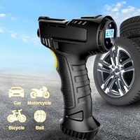 car air pump 120w wireless inflatable pump portable rechargeable air compressor digital car automatic tire inflator equipment