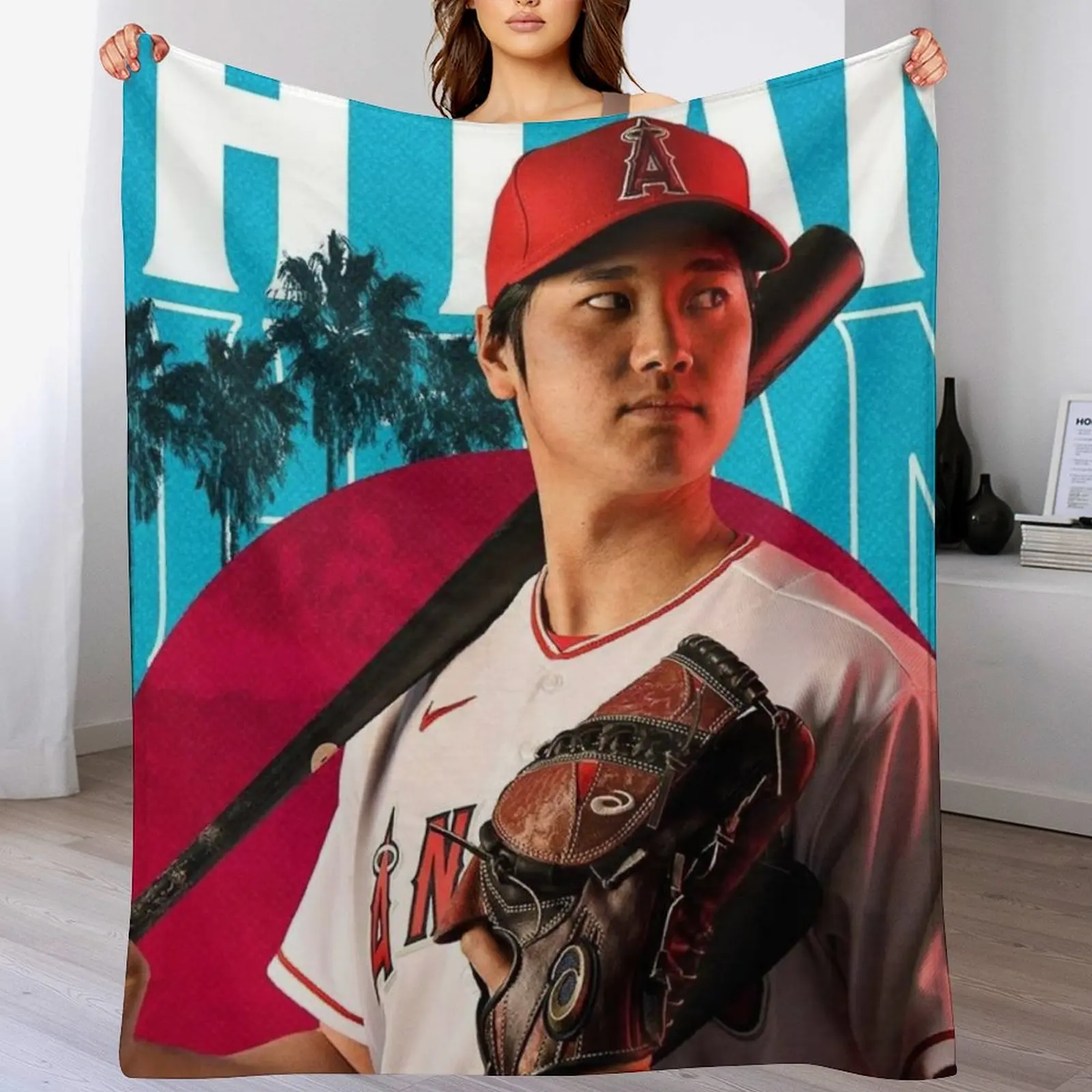 Одеяло Shohei Ohtani Moving Beautifuls забавный подарок одеяла