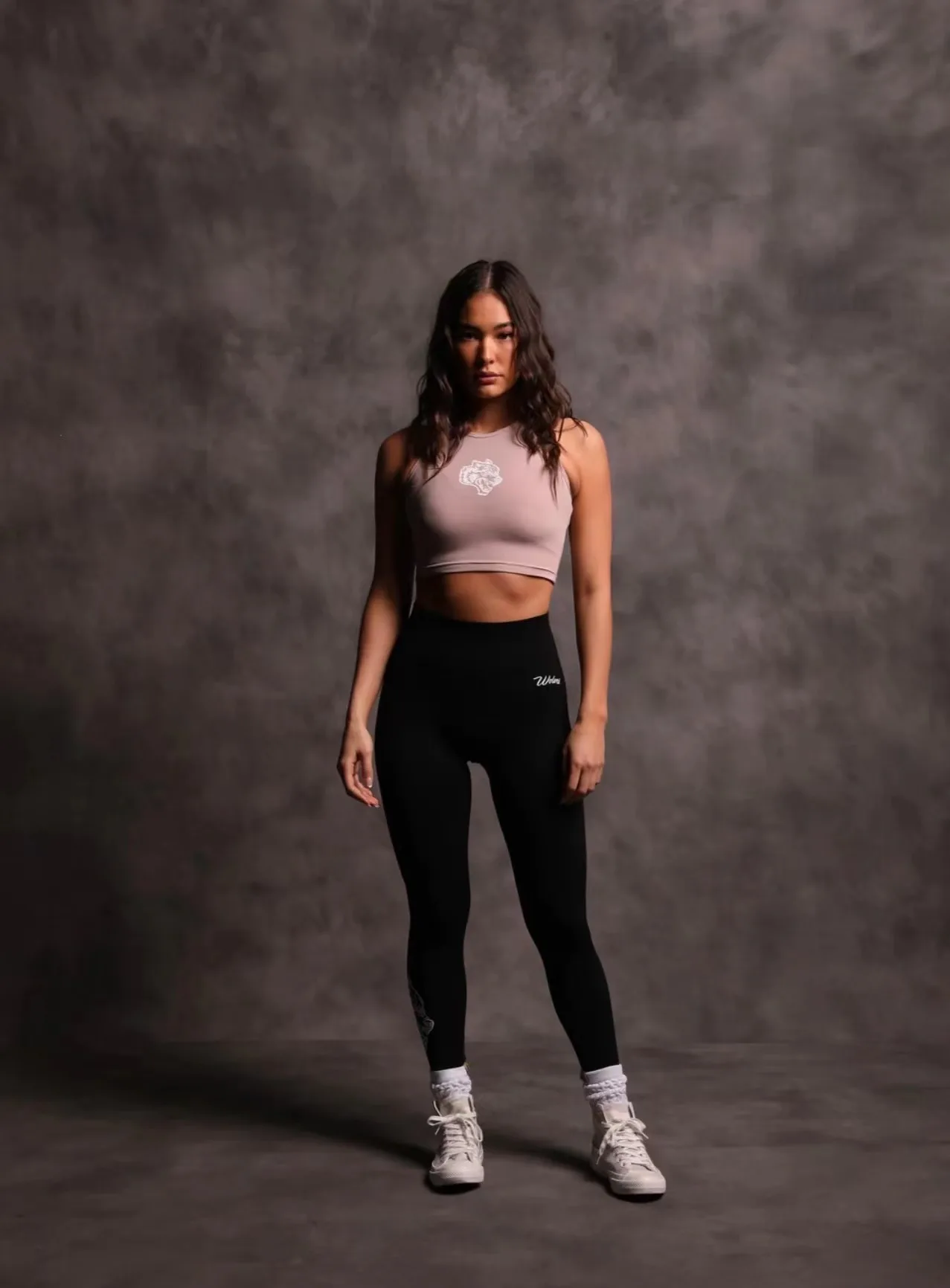 Darc She Women Yoga Tops Soft Workout Sexy Tight Gym Crop Tank Fitness Wolf Head Print Sports Sleeveless Shirt Athletic Tops
