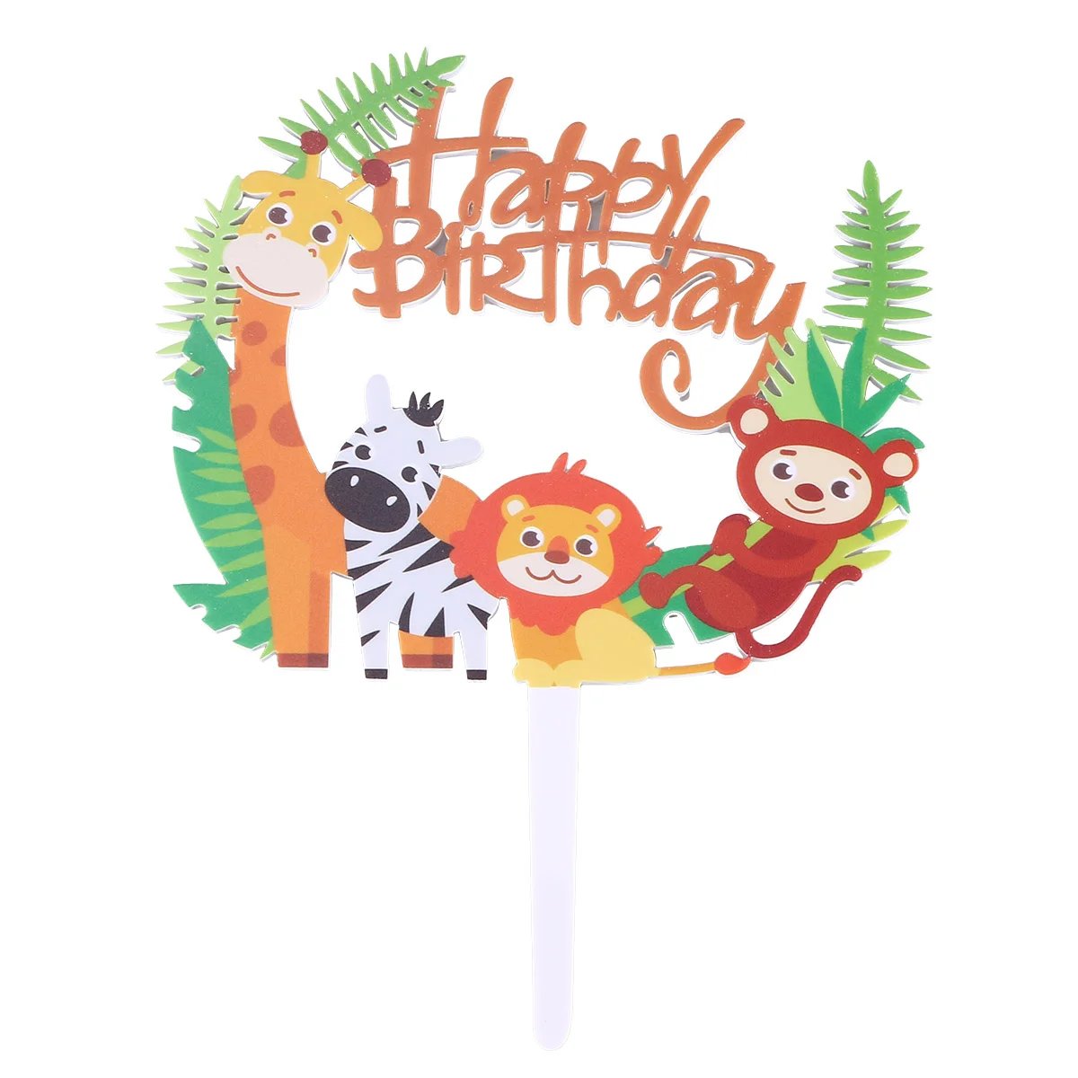 

1pcs Jungle Cake Decoration Farm Cupcake Topper Jungle Cupcake Toppers Cake Picks Toppers Jungle Animals
