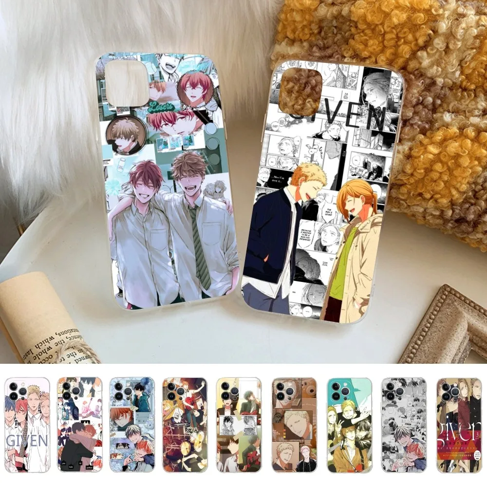

Given Yaoi Anime Phone Case For iPhone 15 14 13 12 Mini 11 Pro XS Max X XR SE 6 7 8 Plus Soft Silicone Cover