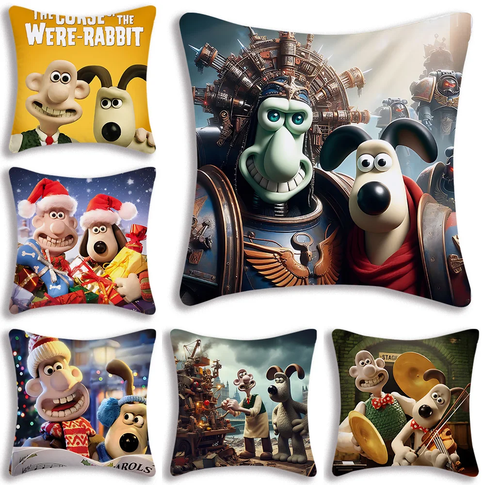 Наволочки с героями мультфильмов Wallaces Gromits диван декоративный домашний