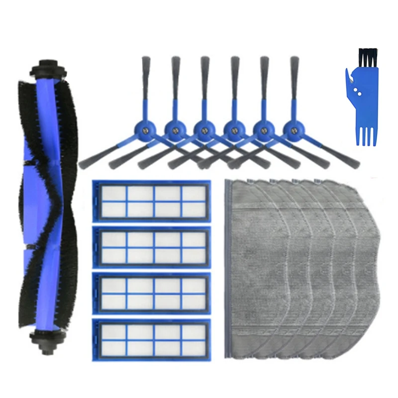 

Promotion!Main Side Brush Hepa Filter Mop Cloths For Anker Eufy Robovac L70 Robot Vacuum Cleaner Replacement Accessories Parts