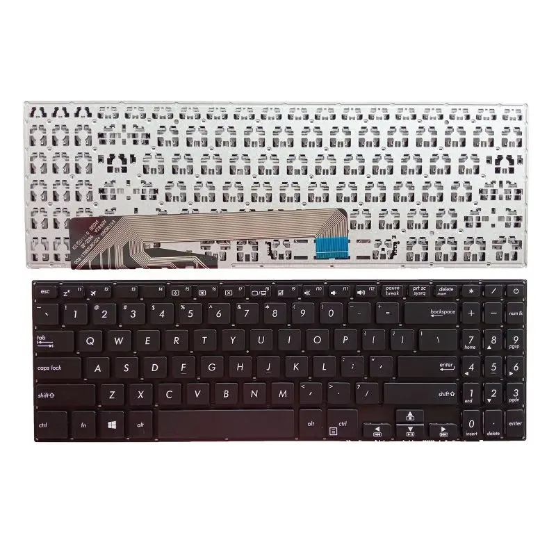 

New FOR Asus X560 X560UD YX560 YX560U YX560UD Series Laptop Keyboard US Black