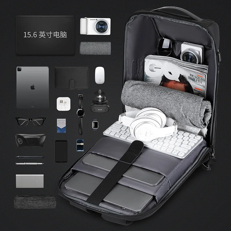 Водонепроницаемый Многофункциональный рюкзак для ноутбука 15 6 дюйма с