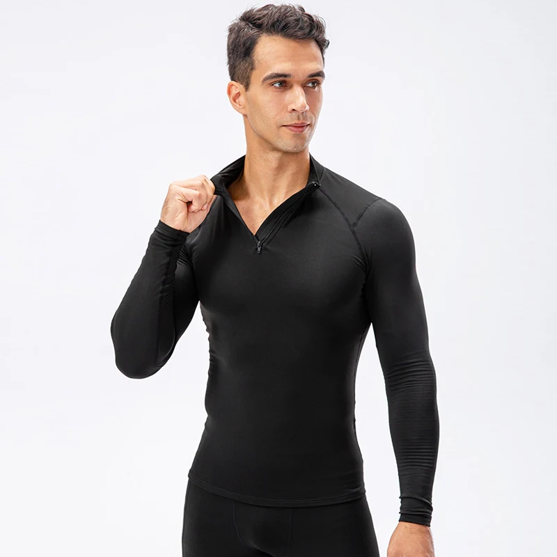 Winter Top Quality New Thermal Underwear Men Set Compression Underwear Tops Tight Leggings Outdoor Sports Clothing