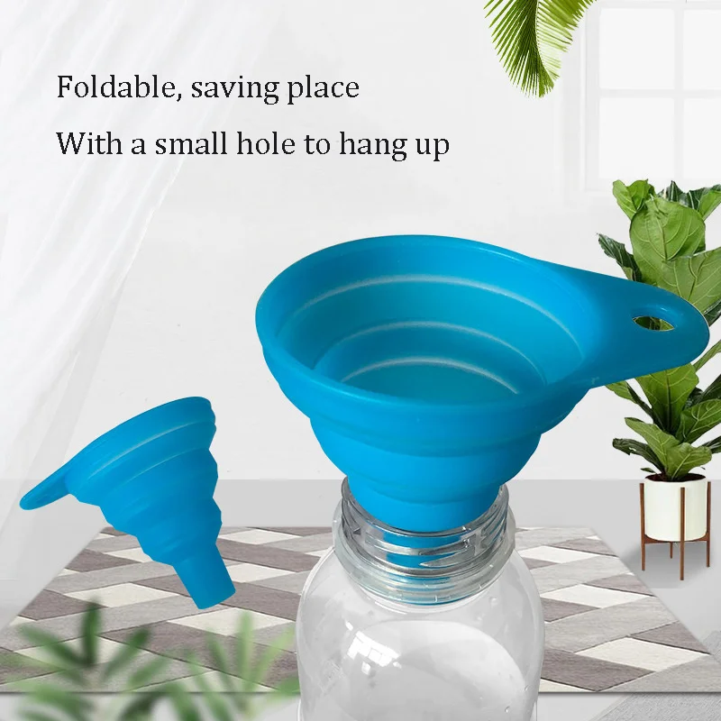 1 шт. складная силиконовая мини-воронка для дозирования жидкости | Дом и сад