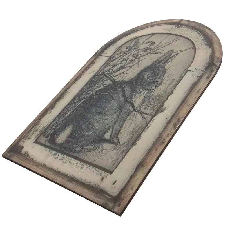 

Настенное художественное украшение в виде кролика в деревенском стиле серия картин в европейском и американском стиле настенная декоратив...