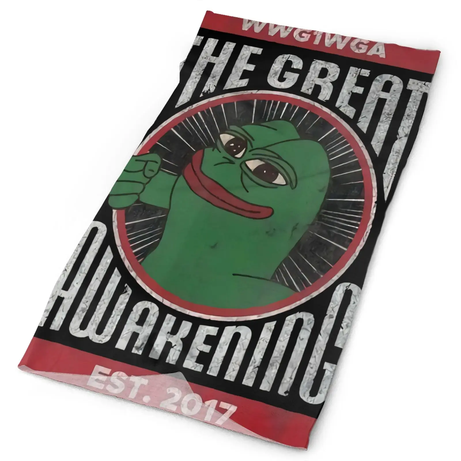 

Qanon The Great Awakening Wwg1Wga Men's Bandana For Snowboard Camouflage Hunting Mask Bicycle Accessories Hunting Mask Hunting
