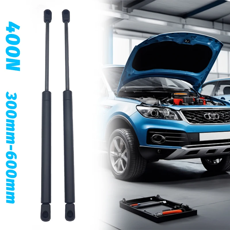 

400N 2 шт. Универсальные 300-600 мм автомобильные газовые стойки газовая пружина опорный стержень капота амортизатор для автофургонов, кровати, окна, автобуса, караванов