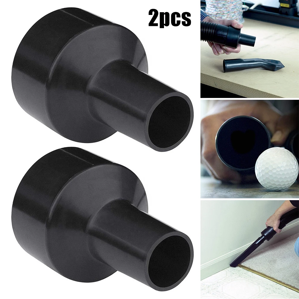 

2Pcs Dust Fitting Adapter For Shop Vac 1 1/4 In To 2 1/4 In Diameter Hose Vacuunm Cleaner Spare Parts Conversion Adapter Tool