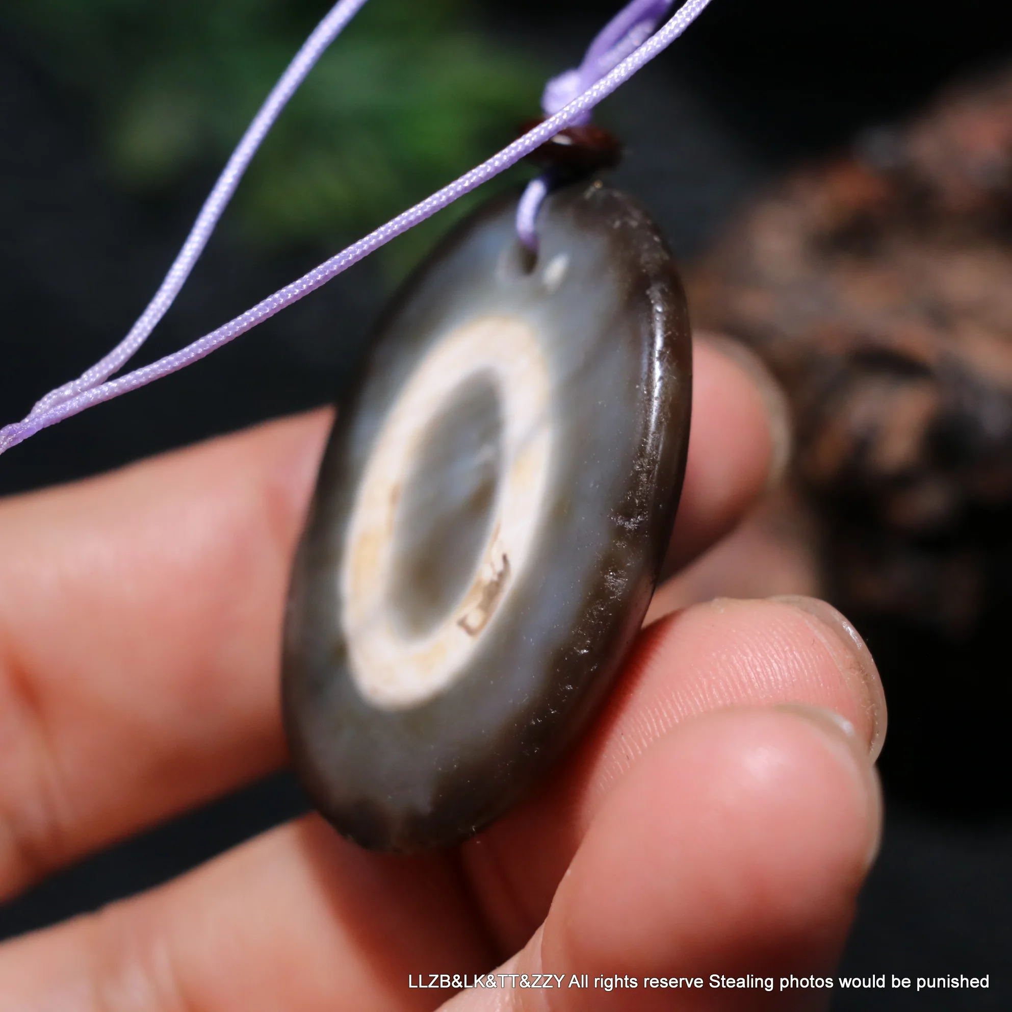 Уникальный стиль волшебная энергия Тибетский Старый Агат 1 глаз OM слово в форме