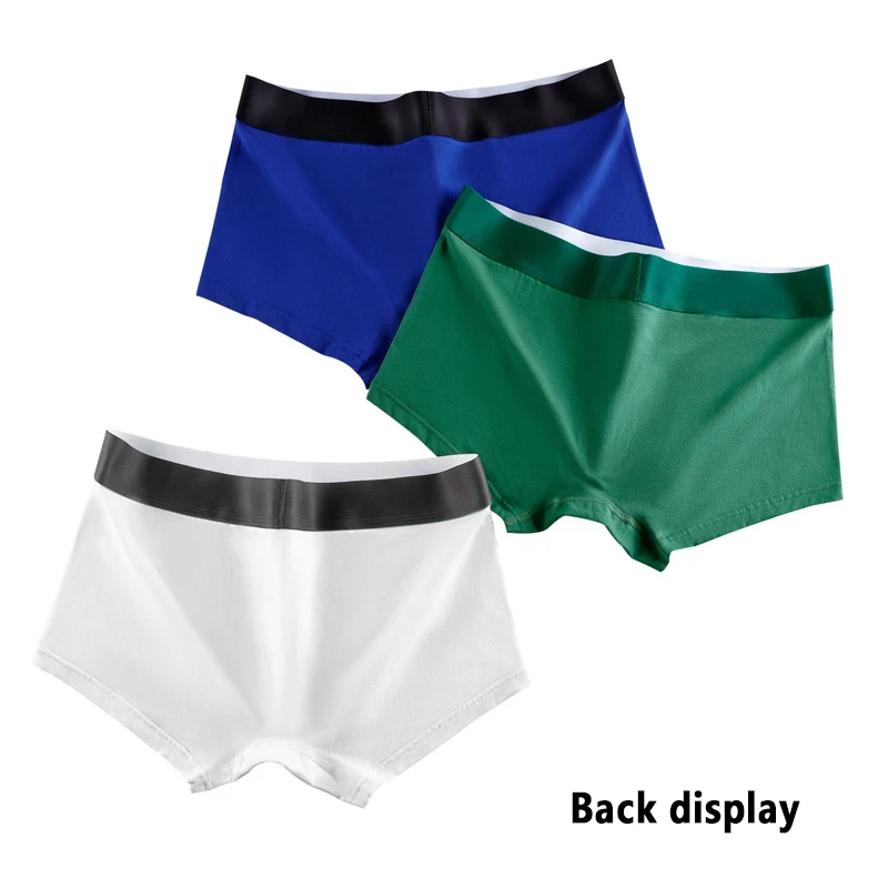 3Pcs Men's Cotton High Quality Boxer antibacterial Mens Sexy Underpants Underwear  Shorts Boxer ropa interior hombres Panties