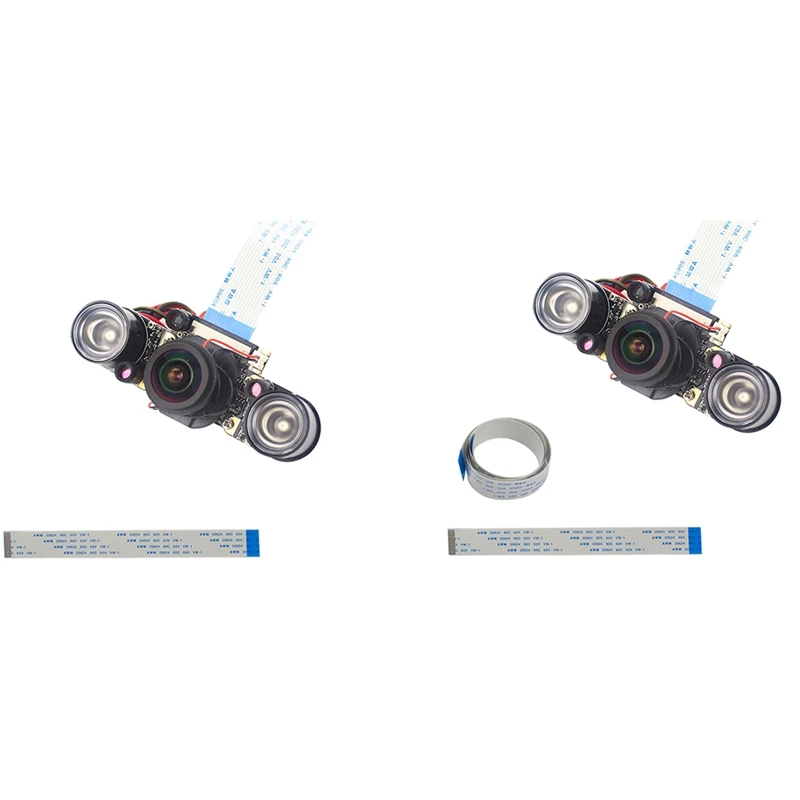 

For Raspberry Pi 4 IR-CUT Camera Night Vision Focus Adjustable 5MP Fisheye Auto Switch Day-Night For Raspberry Pi 3