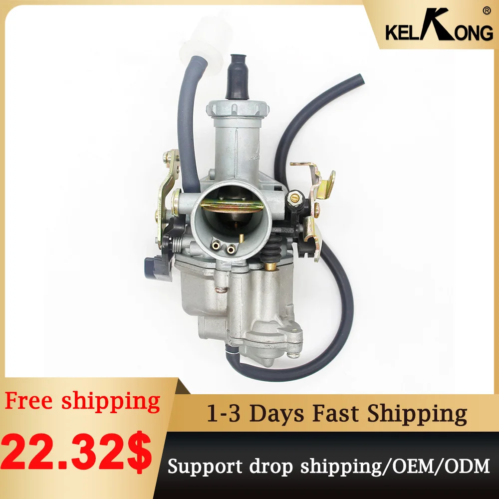 

KELKONG 30mm PZ30 Carburetor Accelerating Pump Choke For ATV Dirt Bike Pit Quad 200cc 250cc For Keihi Carburador Motorcycle