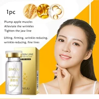 20pcsbottle wrinkle firm woman cosmetic skin care lighten fine lines golden thread carving protein thread