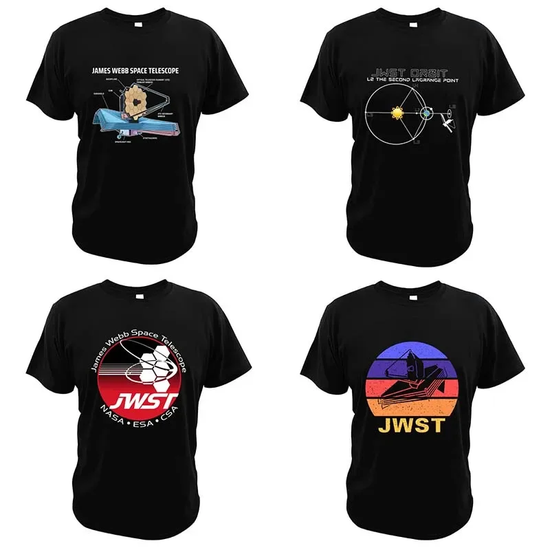 

JWST James Webb Space Telescope T Shirt 2022 Science Universe Essential Casual Men Women Tee Funny Breathable Graphic Tops