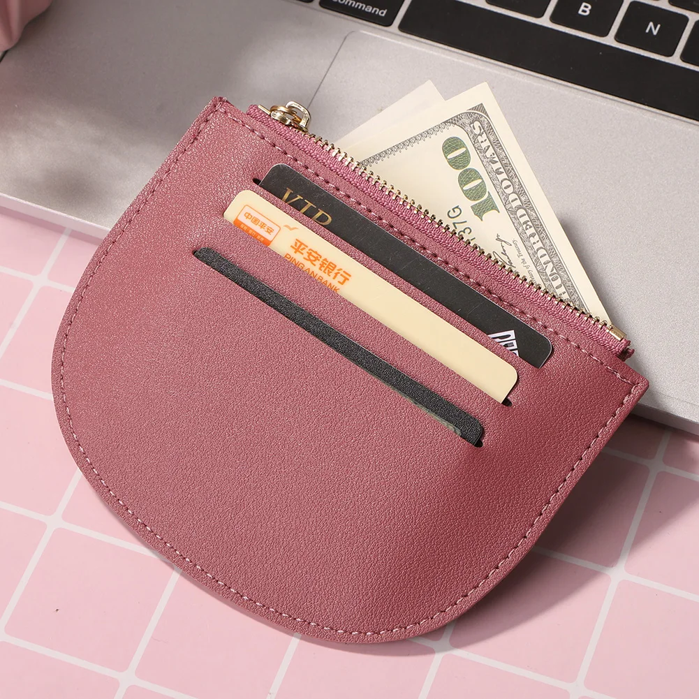 

Women U-Shape Slim Wallet Leather Short Coin Purse Tassels Fashion Multi-Slot Holiday Gifts for Ladies Women