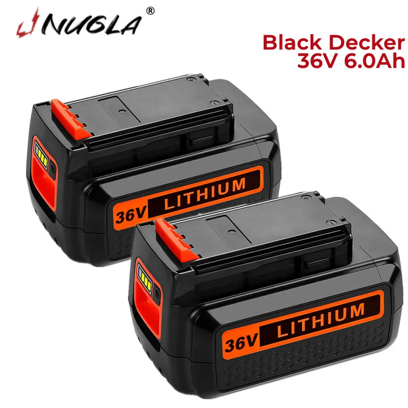 

36 В, 6,0 Ач, сменная литий-ионная батарея для Black Decker BL20362-XJ LST540 LCS1240 LBX1540, аккумуляторная батарея для инструментов