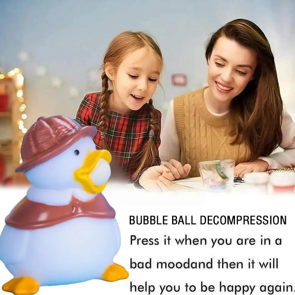 

Duck Squeeze Toy Bubble Duck Pinch Toy Vent Ball Toy Decompression Artifact Squeeze Funny Stress Relief Toy For Kids Childr Z7m7