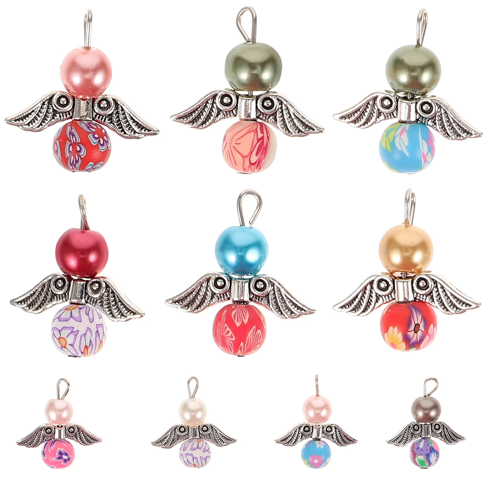 

10 шт. глиняные подвески для творчества, подвески, аксессуары, серьги, Изящные Нежные Украшения