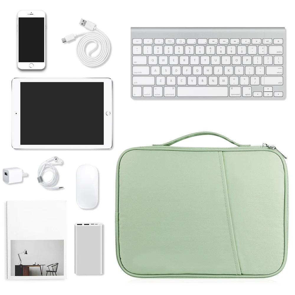 Сумка для ноутбука простая упаковка несколько отделений прочный и нейлоновый