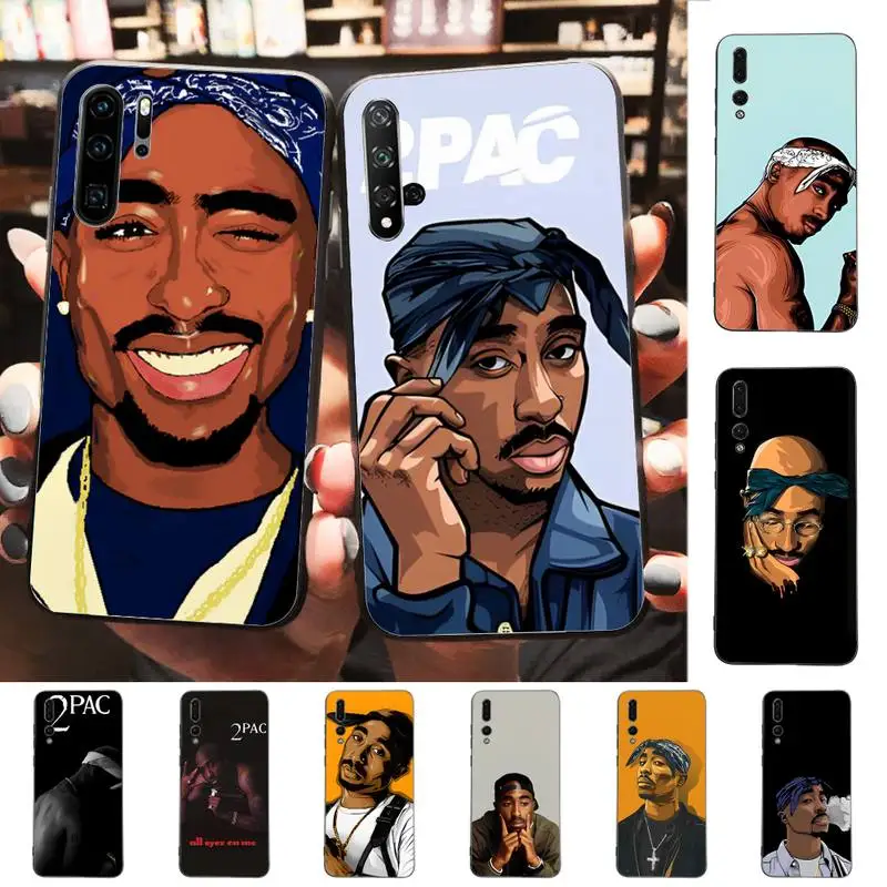 

Yinuoda Rapper 2pac Phone Case for Huawei P30 40 20 10 8 9 lite pro plus Psmart2019